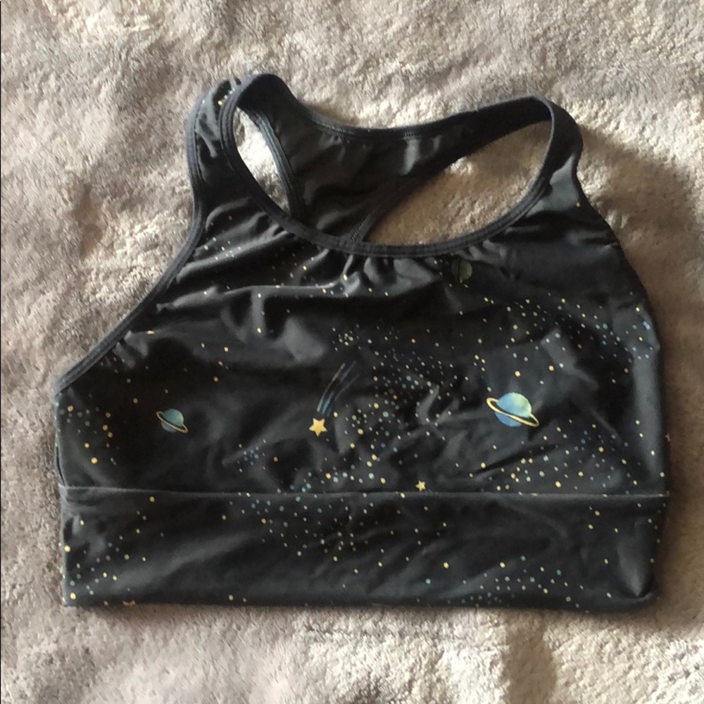 Space themed Victoria Sport bra in Medium